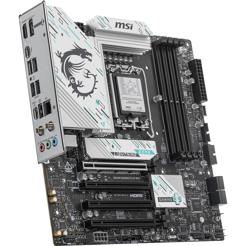 MSI B860M GAMING PLUS WIFI LGA 1851 Micro-ATX Motherboard