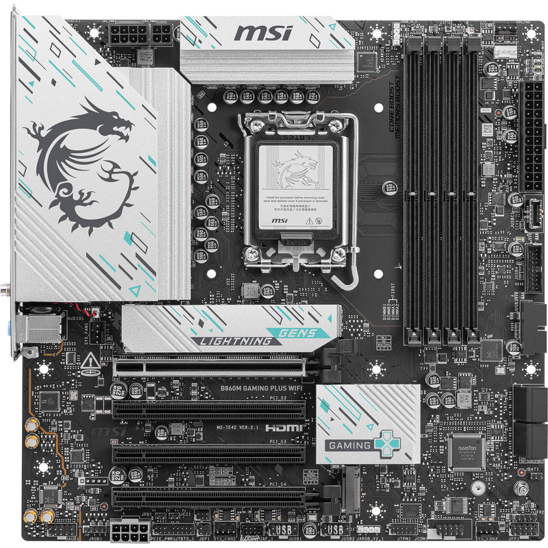 MSI B860M GAMING PLUS WIFI LGA 1851 Micro-ATX Motherboard