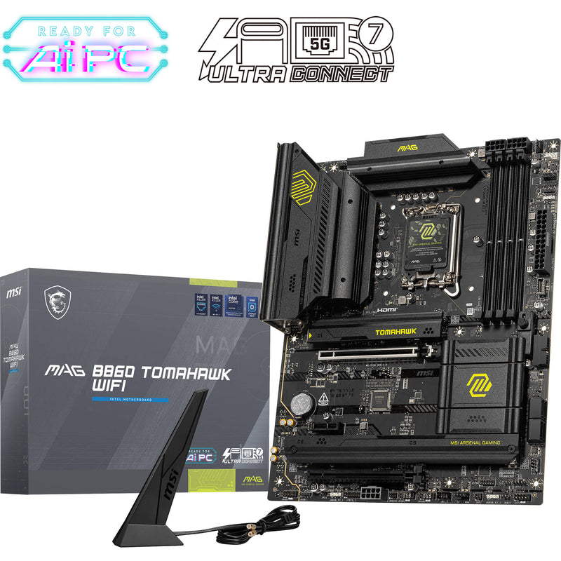 MSI MAG B860 TOMAHAWK WIFI LGA 1851 ATX Motherboard