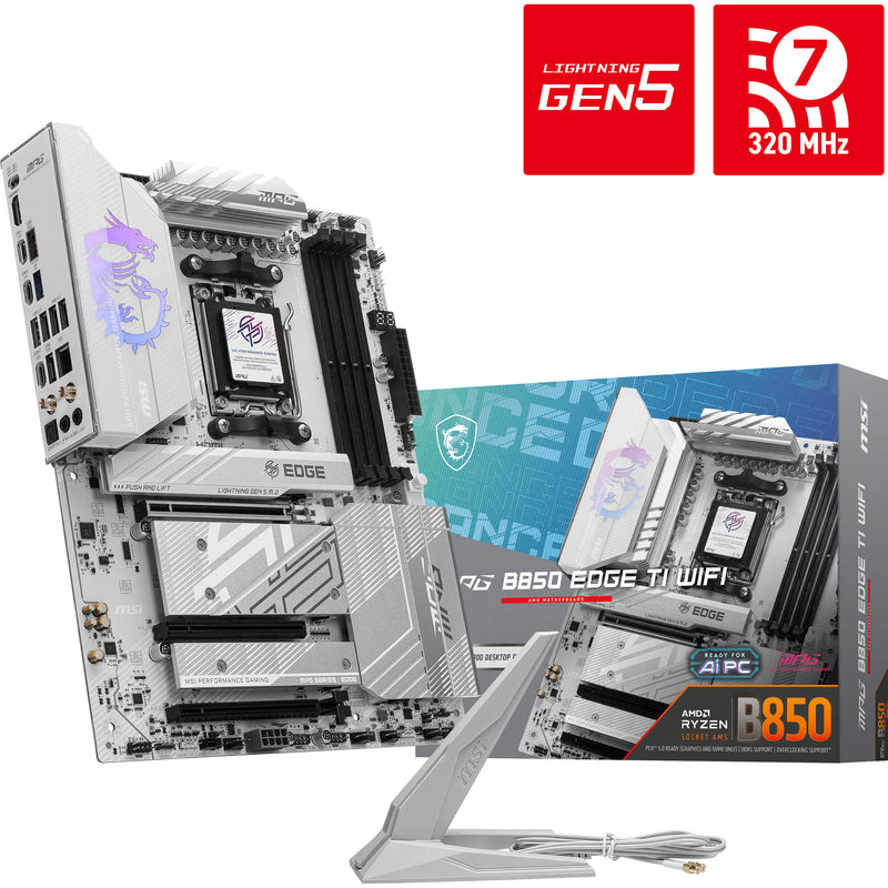 MSI MPG B850 EDGE TI WIFI AM5 ATX Motherboard