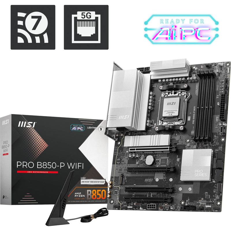 MSI PRO B850-P WIFI AM5 ATX Motherboard