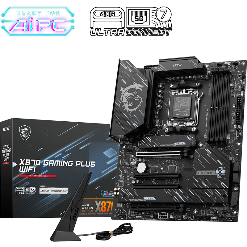 MSI X870 GAMING PLUS WIFI AM5 ATX Motherboard