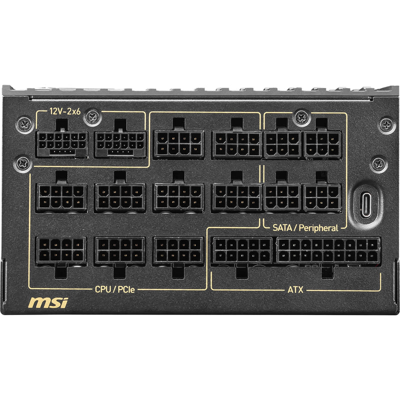 MSI MEG Ai1600T PCIE5 1600W 80 PLUS Titanium Modular Power Supply