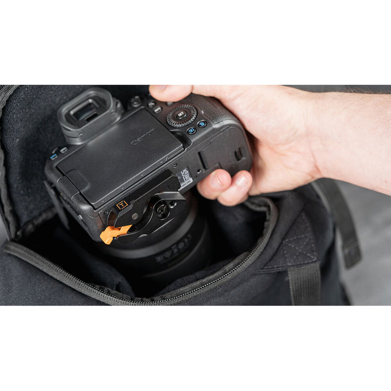 Tether Tools LeverLock & Optima Cable Kit (15', Non-Reflective Black, Right-Angle)