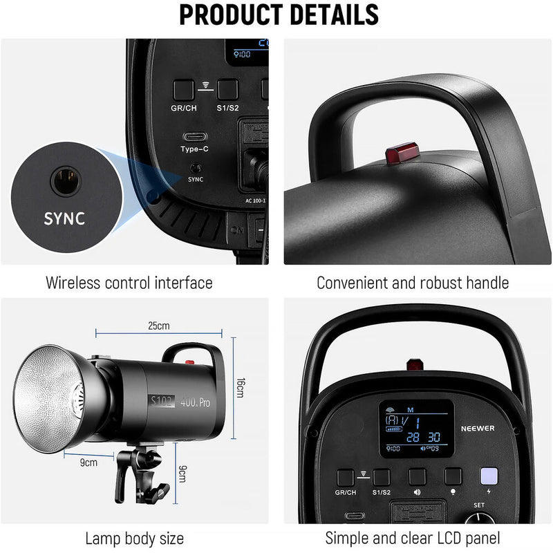 Neewer S102-400W PRO Studio Monolight