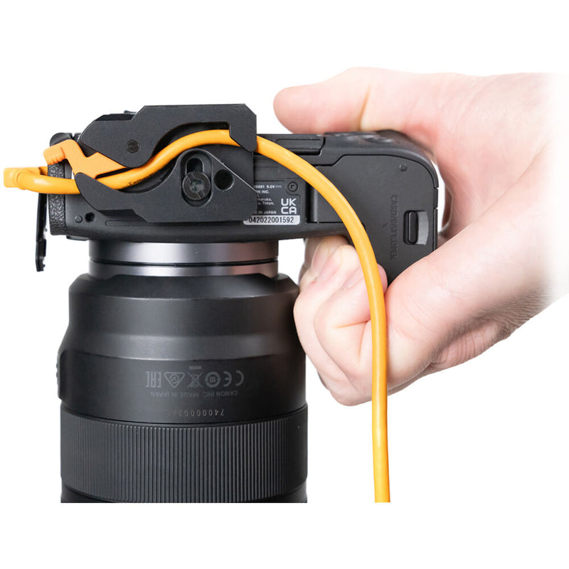 Tether Tools LeverLock & Optima Cable Kit (31', Non-Reflective Black, Right-Angle)