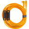 Tether Tools LeverLock & Optima Cable Kit (31', High-Visibility Orange, Right-Angle)