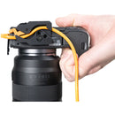 Tether Tools LeverLock & Optima Cable Kit (31', High-Visibility Orange, Right-Angle)