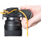 Tether Tools LeverLock & Optima Cable Kit (31', High-Visibility Orange, Right-Angle)