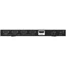 BZBGEAR 4x1 UHD 8K HDMI 2.1 Switcher with Audio De-Embedder