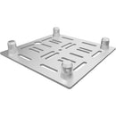 Global Truss GT-MH BASE Multi-Hole Aluminum Base Plate for F34 Truss (12", Silver)
