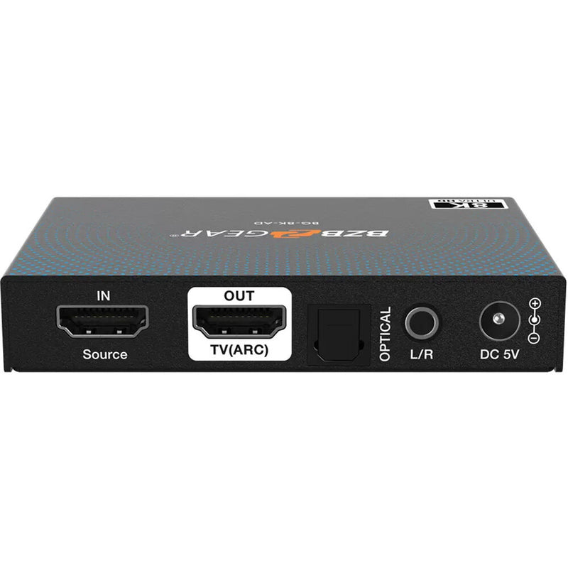 BZBGEAR 8K60 HDMI 2.1 Audio De-Embedder to S/PDIF and L/R