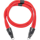 COOPH Double Rope Camera Strap (Red, 39.4", Ring Attachment)