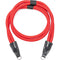 COOPH Double Rope Camera Strap (Red, 39.4", Ring Attachment)