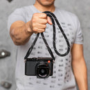COOPH Leica Rope Strap (Black Reflective, 39.4, Ring Attachment)