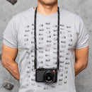 COOPH Leica Rope Strap (Black Reflective, 49.6, Ring Attachment)