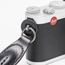 COOPH Leica Rope Strap (White Black, 39.4, Ring Attachment)
