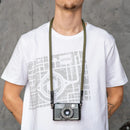 COOPH Rope Camera Strap (Army Green, 45.3", Ring Attachment)