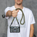 COOPH Rope Camera Strap (Army Green, 45.3", Ring Attachment)