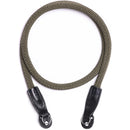 COOPH Rope Camera Strap (Army Green, 45.3", Ring Attachment)