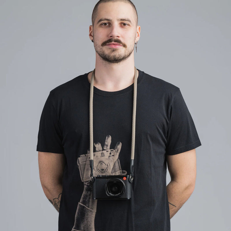COOPH Rope Camera Strap (Beige, 39.4", Ring Attachment)