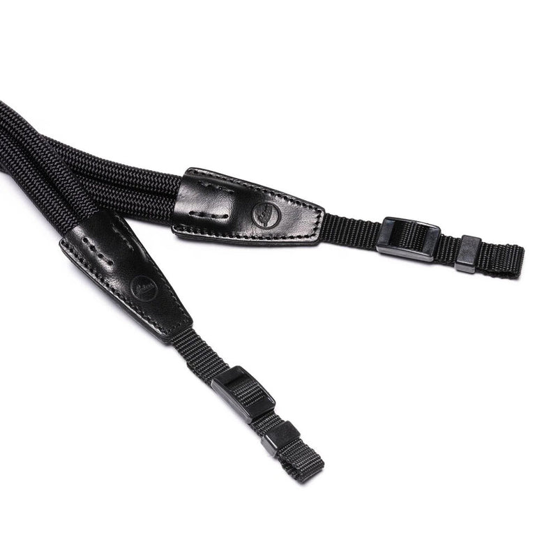 COOPH Double Rope Camera Strap (Black, 49.6", Webbing Attachment)