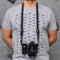 COOPH Double Rope Camera Strap (Black, 49.6", Webbing Attachment)