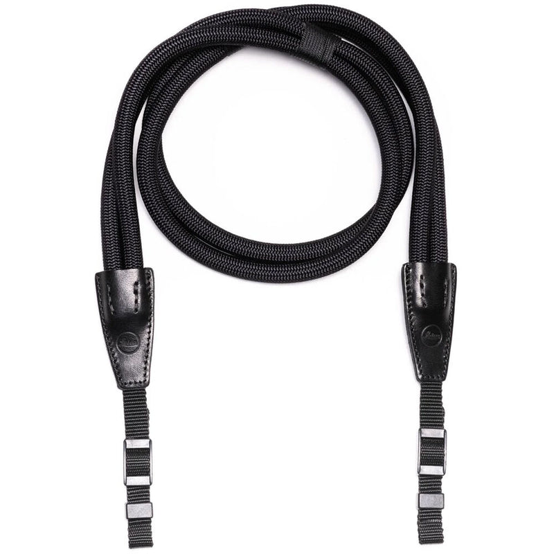 COOPH Double Rope Camera Strap (Black, 49.6", Webbing Attachment)