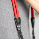 COOPH Double Rope Camera Strap (Red, 39.4", Webbing Attachment)