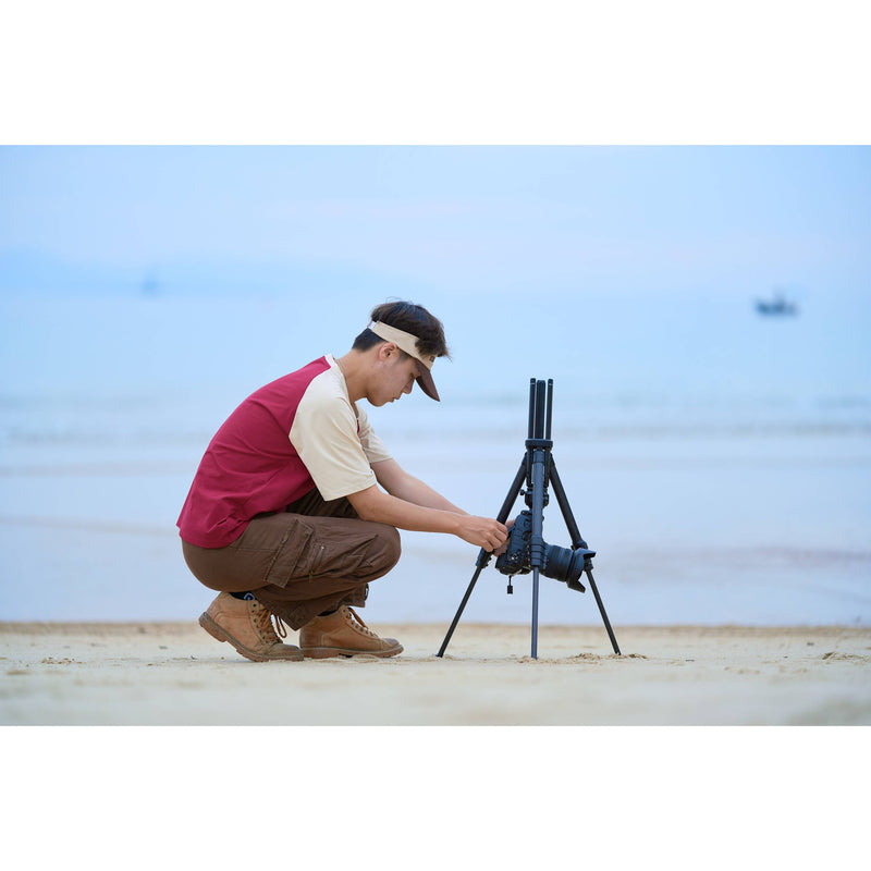 Heipi W28S-Q 3-in-1 Travel Tripod with Ball Head