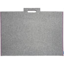 Itoya Midtown Bag Large Format Artwork Carrier (22 x 31", Gray/Purple)