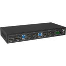 VigilLink VLKV-H202D 2-Port Dual 4K Monitor HDMI KVM Switch