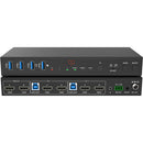 VigilLink VLKV-H212D 2-Port Dual 8K Monitor HDMI KVM Switch