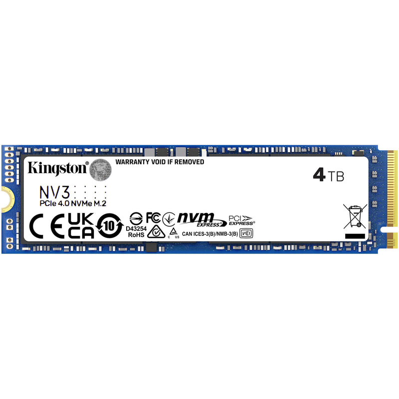Kingston 4TB NV3 NVMe M.2 PCIe 4.0 SSD