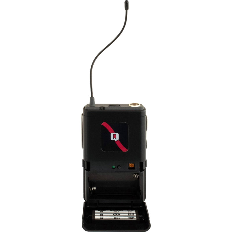 VocoPro Digital-Quad-B-500 Four-Channel UHF Wireless Headset & Lavalier Microphone System (500 MHz)