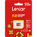 Lexar 512GB PLAY UHS-I microSDXC Memory Card