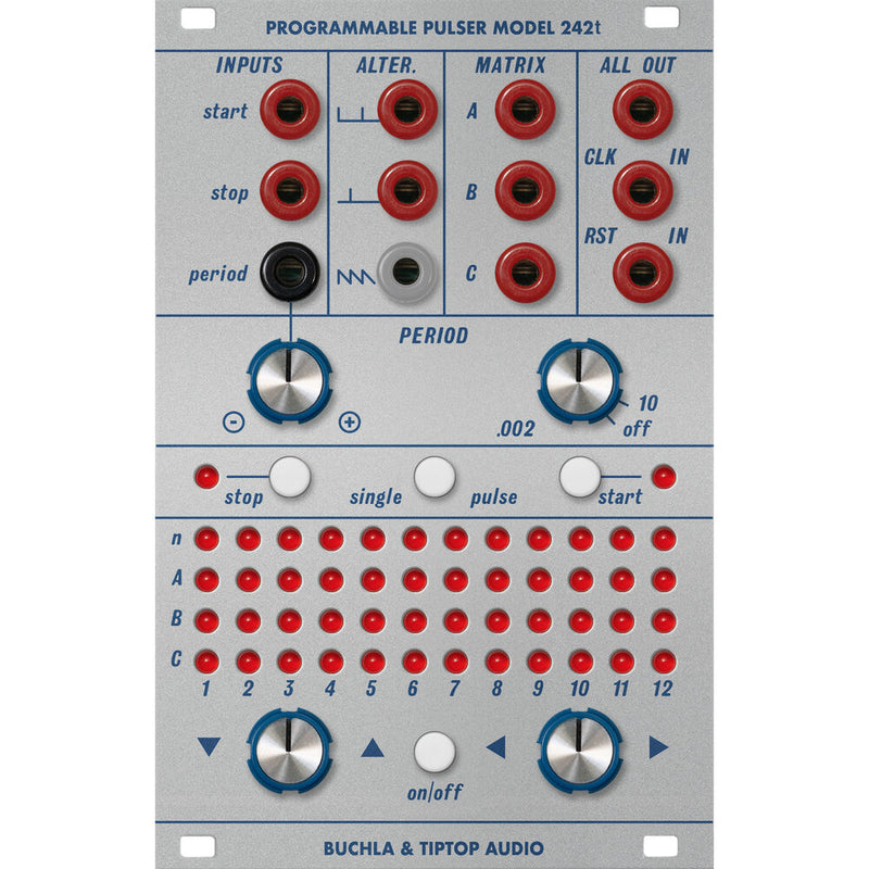Tiptop Buchla Model 242t Programmable Pulser Eurorack Module (16 HP)