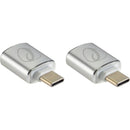 Pearstone USB 3.2 Gen 1 Type-A Female to USB Type-C Male Adapter (2-Pack)