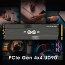 Silicon Power 2TB UD90 NVMe PCIe 4.0 M.2 Internal SSD with Heatsink