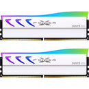 Silicon Power 64GB Storm DDR5 6000 MHz UDIMM Memory Kit with Heat Sink (2 x 32GB, White)