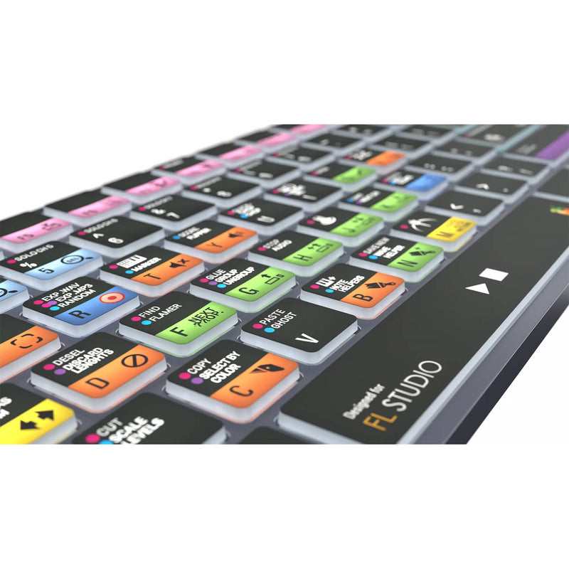 Logickeyboard FL Studio TITAN Wireless Backlit US English Keyboard for Windows