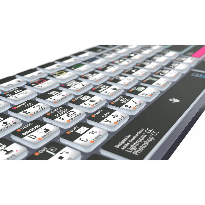 Logickeyboard Adobe Photographer TITAN Wireless Backlit US English Keyboard for Windows