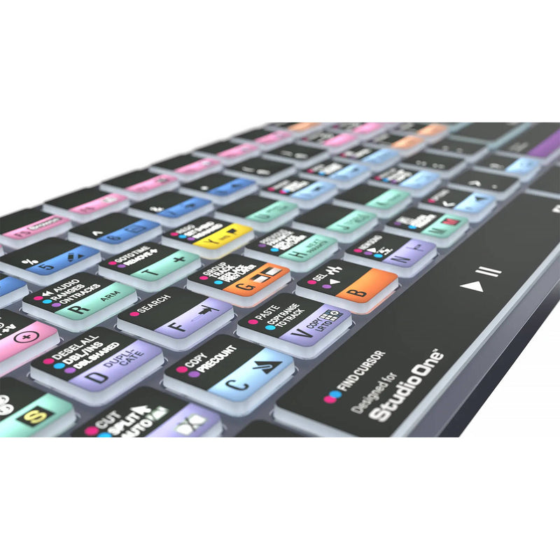 Logickeyboard Presonus Studio One TITAN Wireless Backlit US English Keyboard for Windows