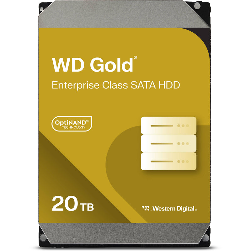 WD 20TB Gold 7200 rpm SATA III 3.5" Internal Enterprise HDD
