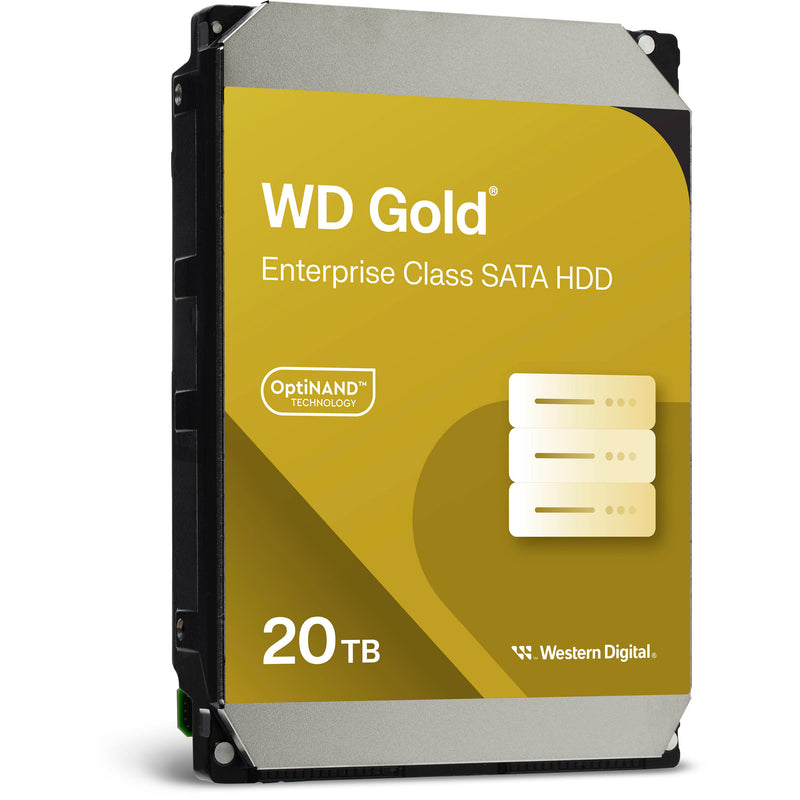 WD 20TB Gold 7200 rpm SATA III 3.5" Internal Enterprise HDD
