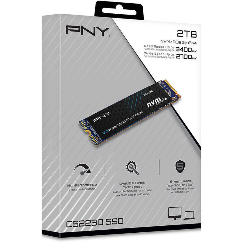 PNY 2TB NVMe CS2230 PCIe 3.0 M.2 Internal SSD