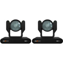 BZBGEAR Live Streaming 4K NDI PTZ Camera with Tally Lights & 12x Optical Zoom (Black, 2-Pack)