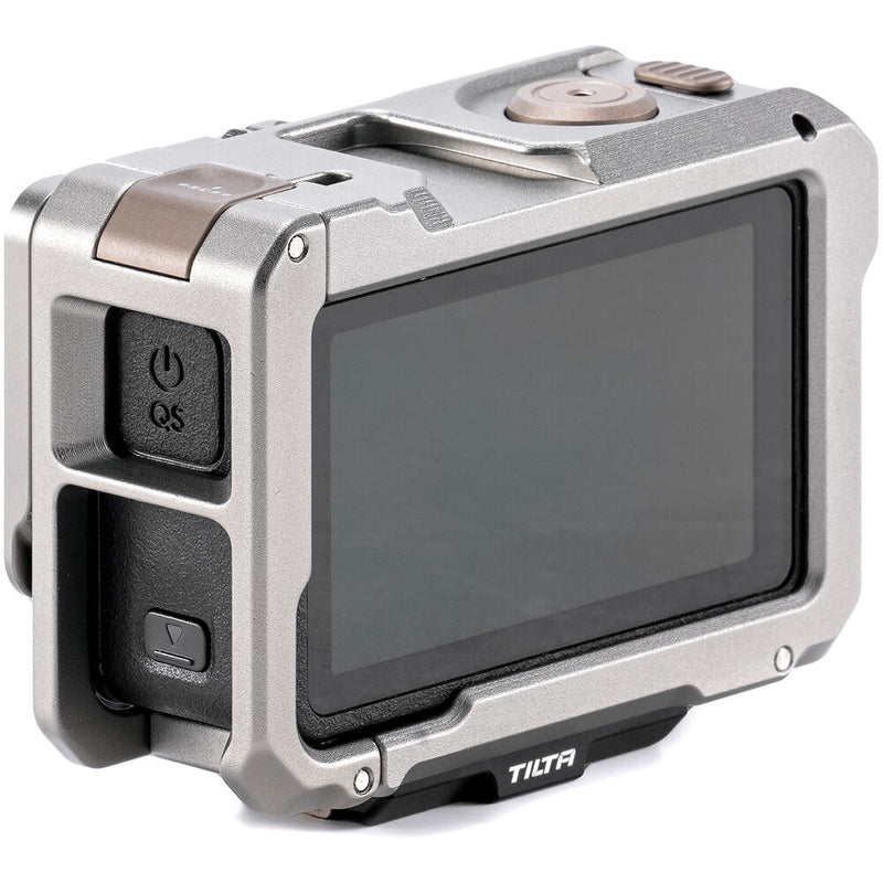 Tilta Full Camera Cage with Mounting Baseplate Kit for DJI Osmo Action (Titanium Gray)