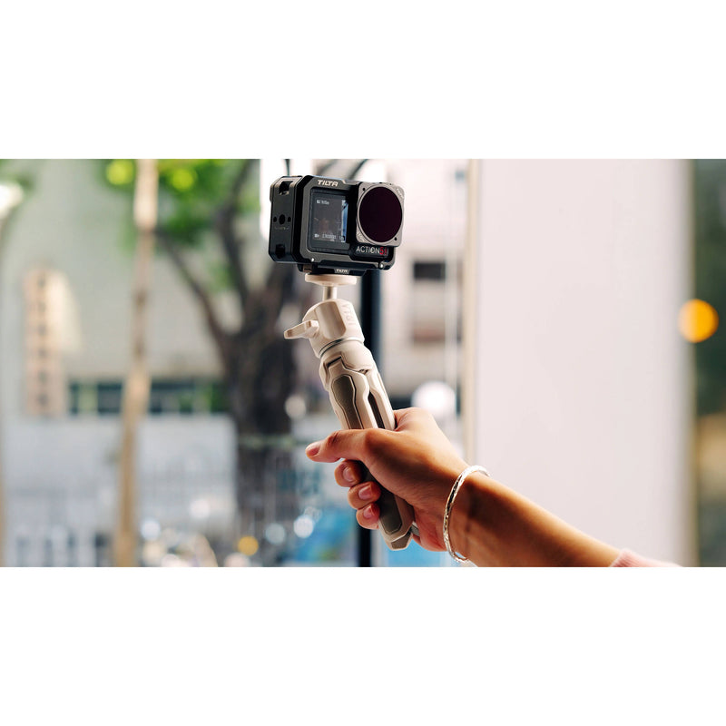 Tilta Full Camera Cage with Mounting Baseplate Kit for DJI Osmo Action (Titanium Gray)