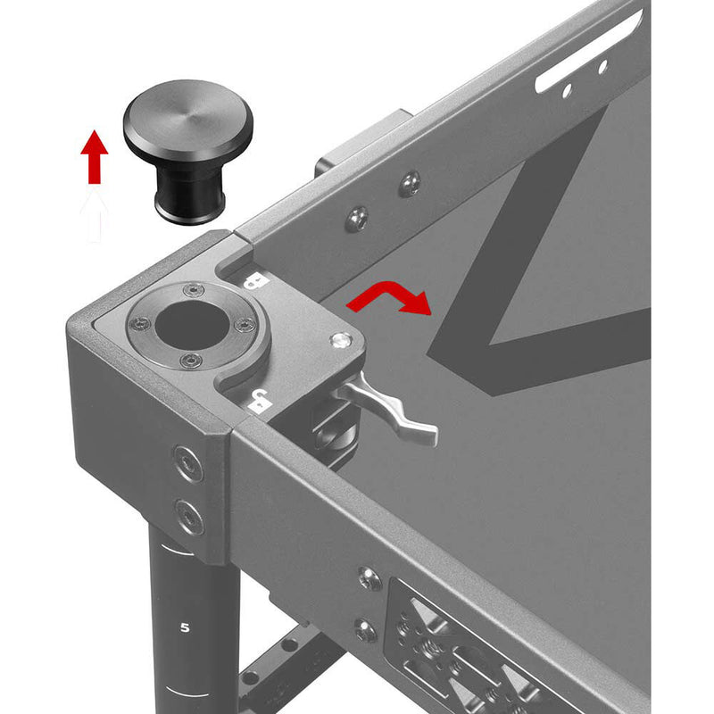 SHAPE 5/8" Corner Baby Pin for Camera Cart